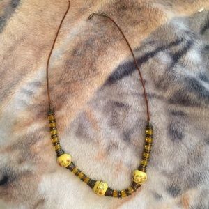 Beautiful Yellow Vintage Necklace